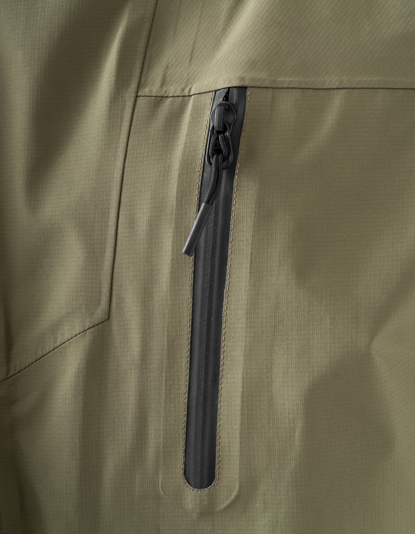 7185 Waterproof 3L Asym Storm Parka Olive OG-107F