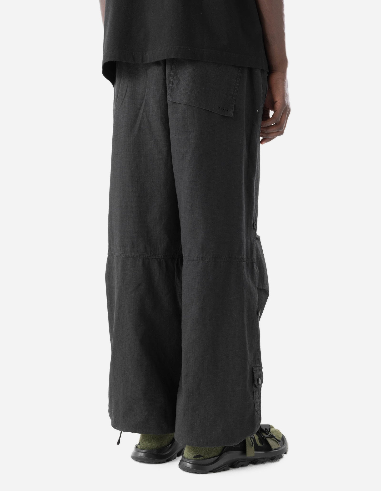 7218 Hemp Ripstop Loose Snopants Black