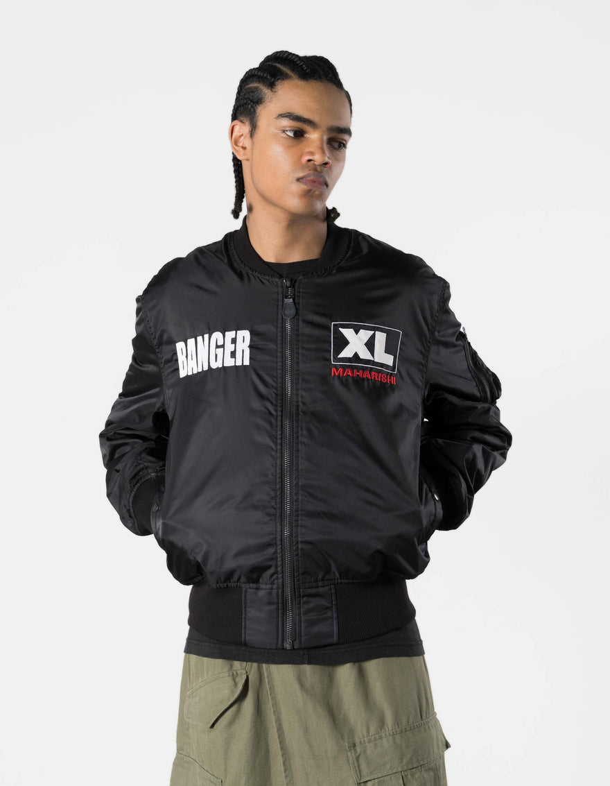 7327 Sports Banger XL MA1 Jacket Black