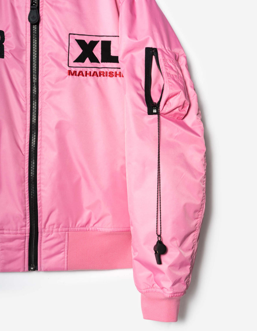 7327 Sports Banger XL MA1 Jacket Hot Pink