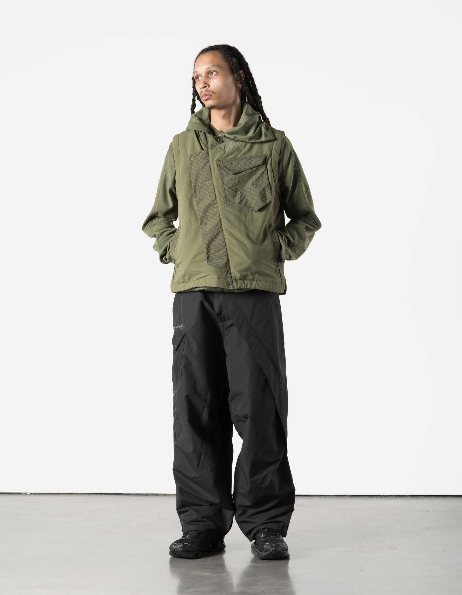 7575 Power Dry Barbouta Track Jacket Olive OG-107F