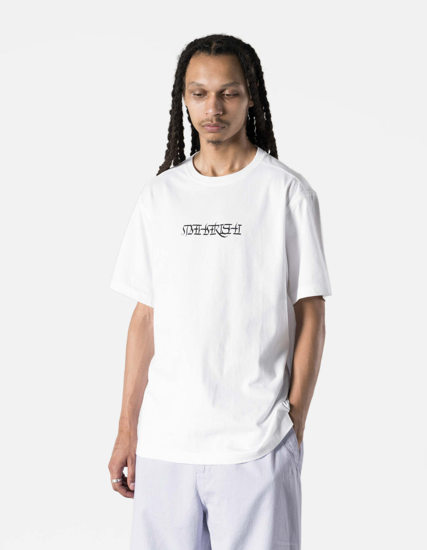 7551 Maha Script T-Shirt White