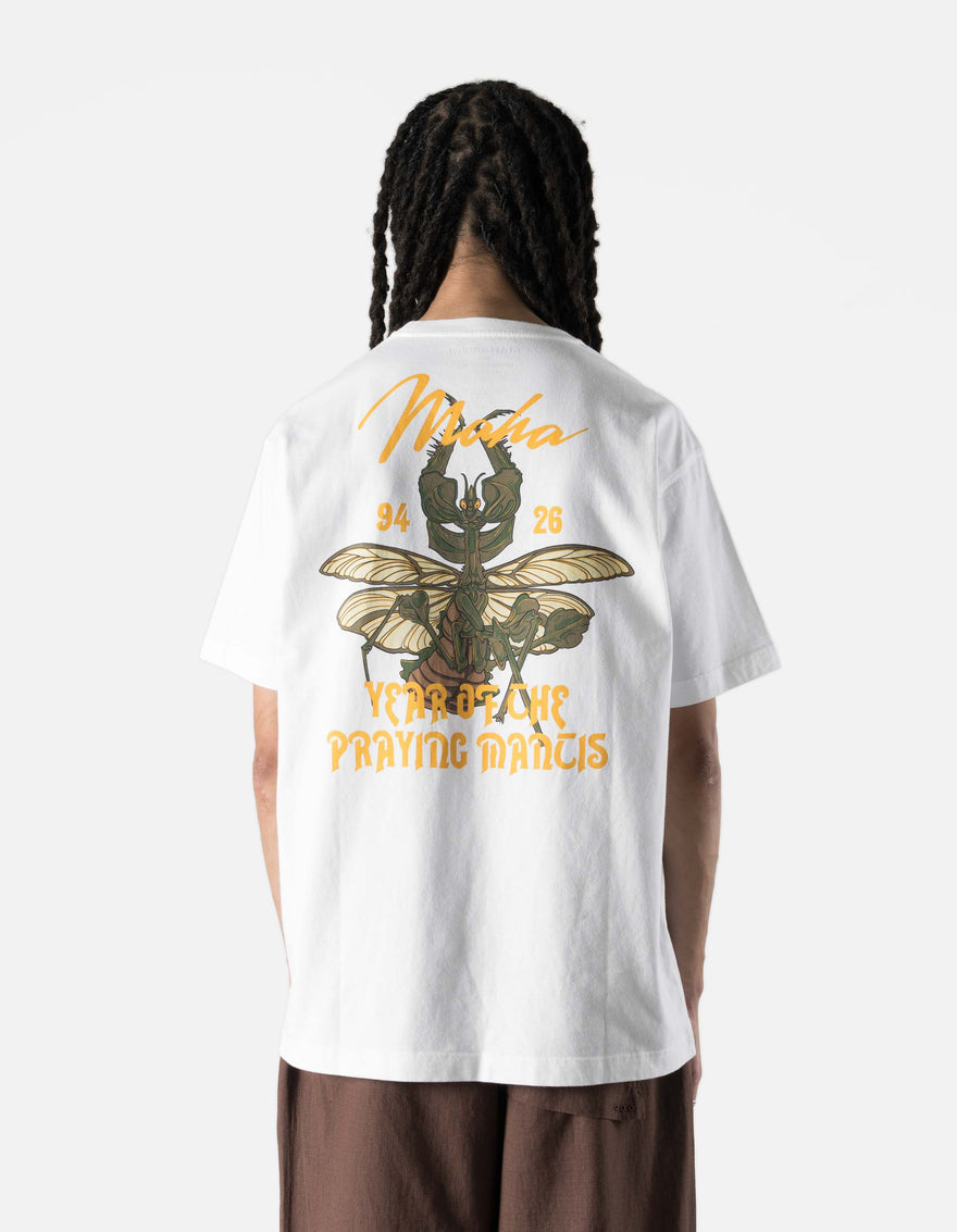 7600 Year of The Mantis S/S T-Shirt White