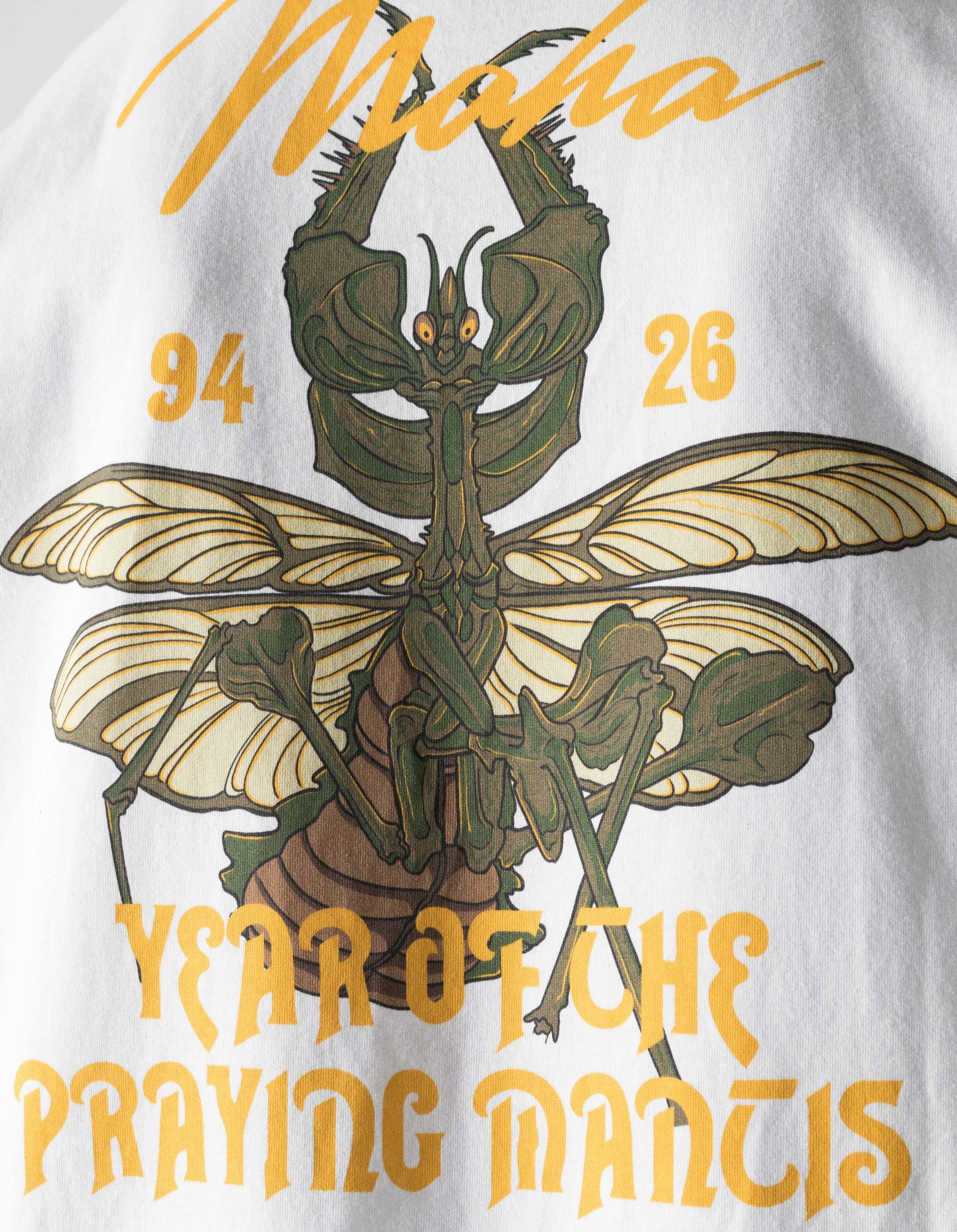 7600 Year of The Mantis S/S T-Shirt White