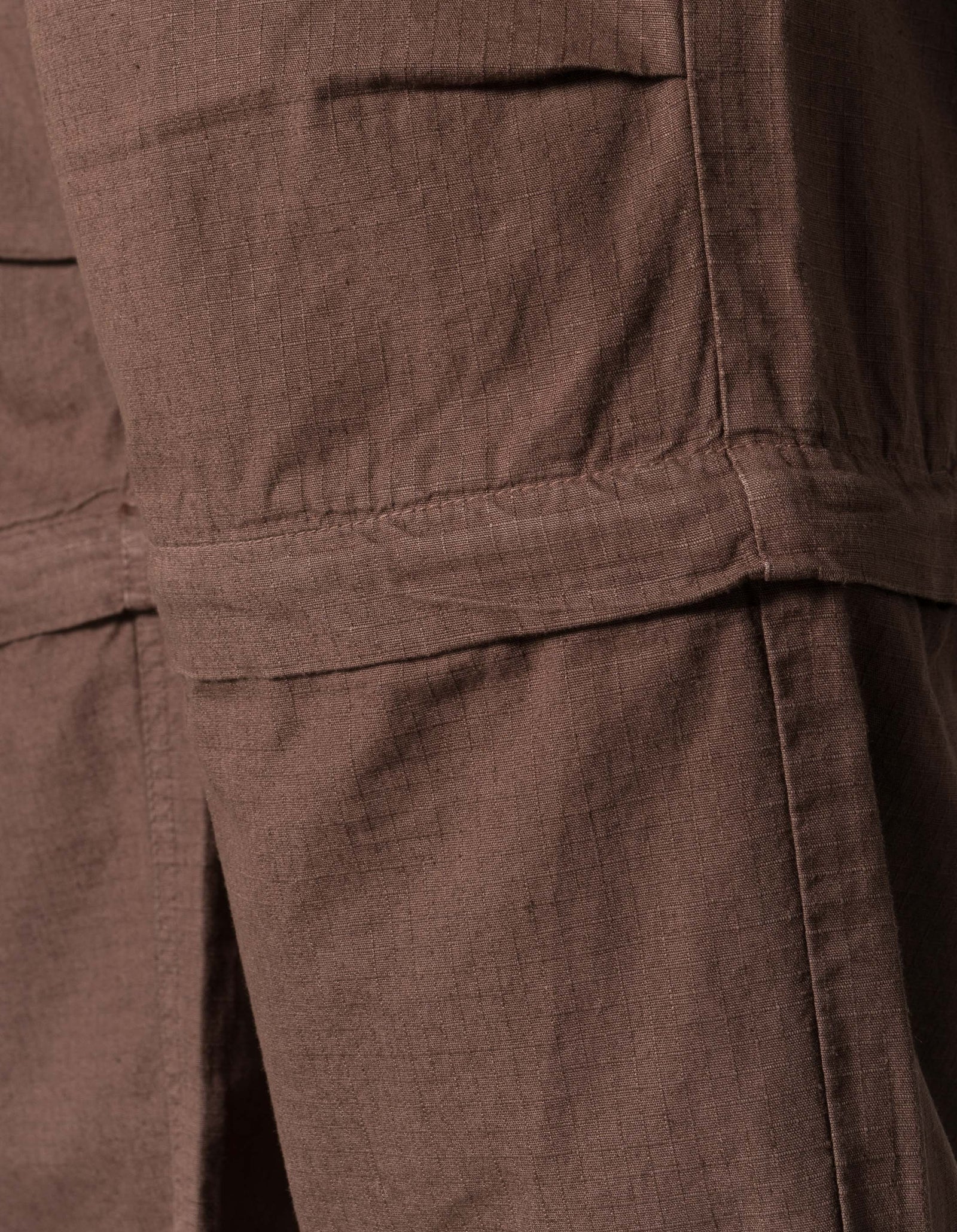 7741 Zip-Off Hemp Ripstop Snopants Earth Brown