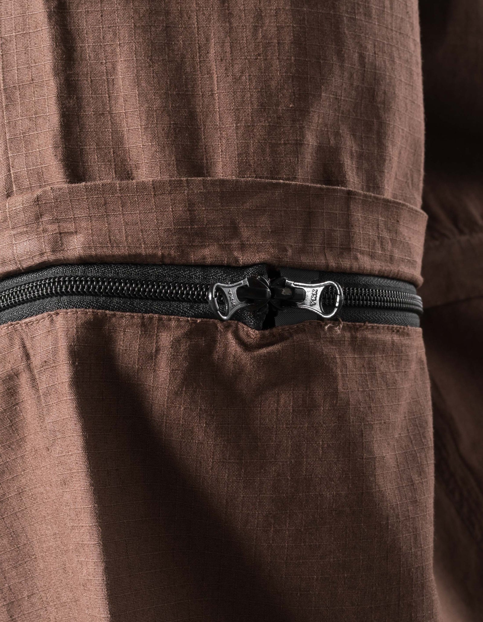 7741 Zip-Off Hemp Ripstop Snopants Earth Brown