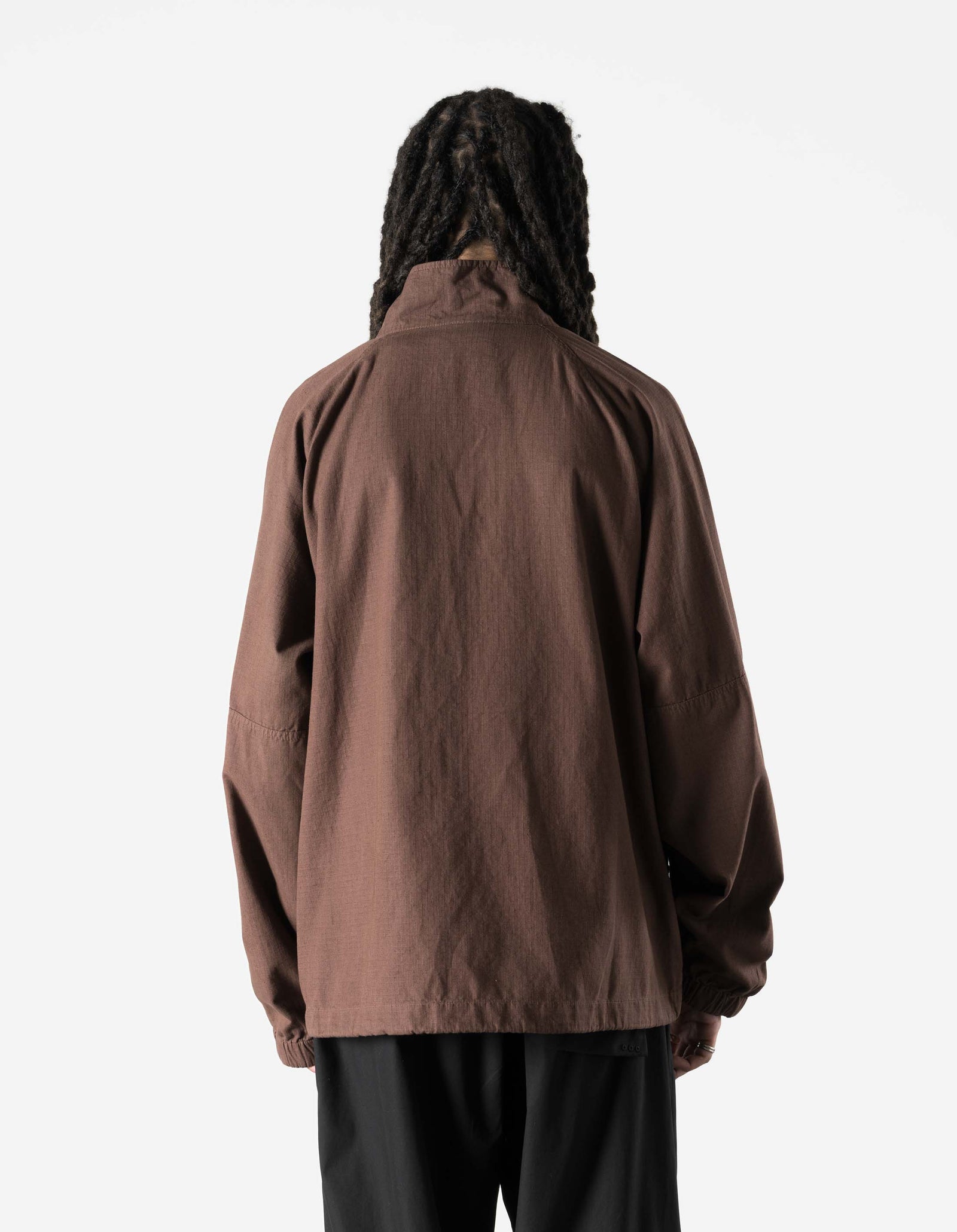 7740 Hemp Ripstop Track Jacket Earth Brown