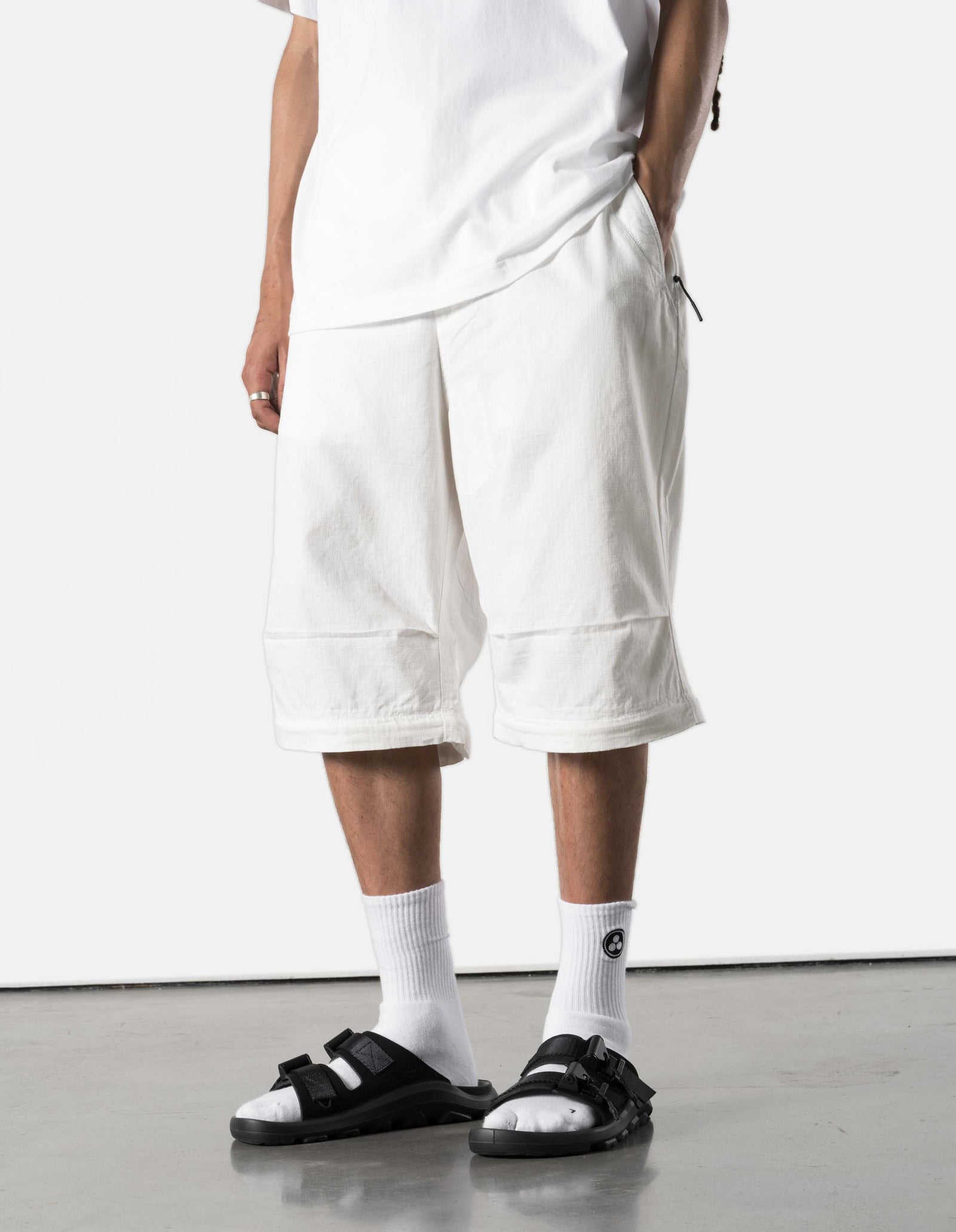 7570 Zip-Off Hemp Ripstop Snopants White