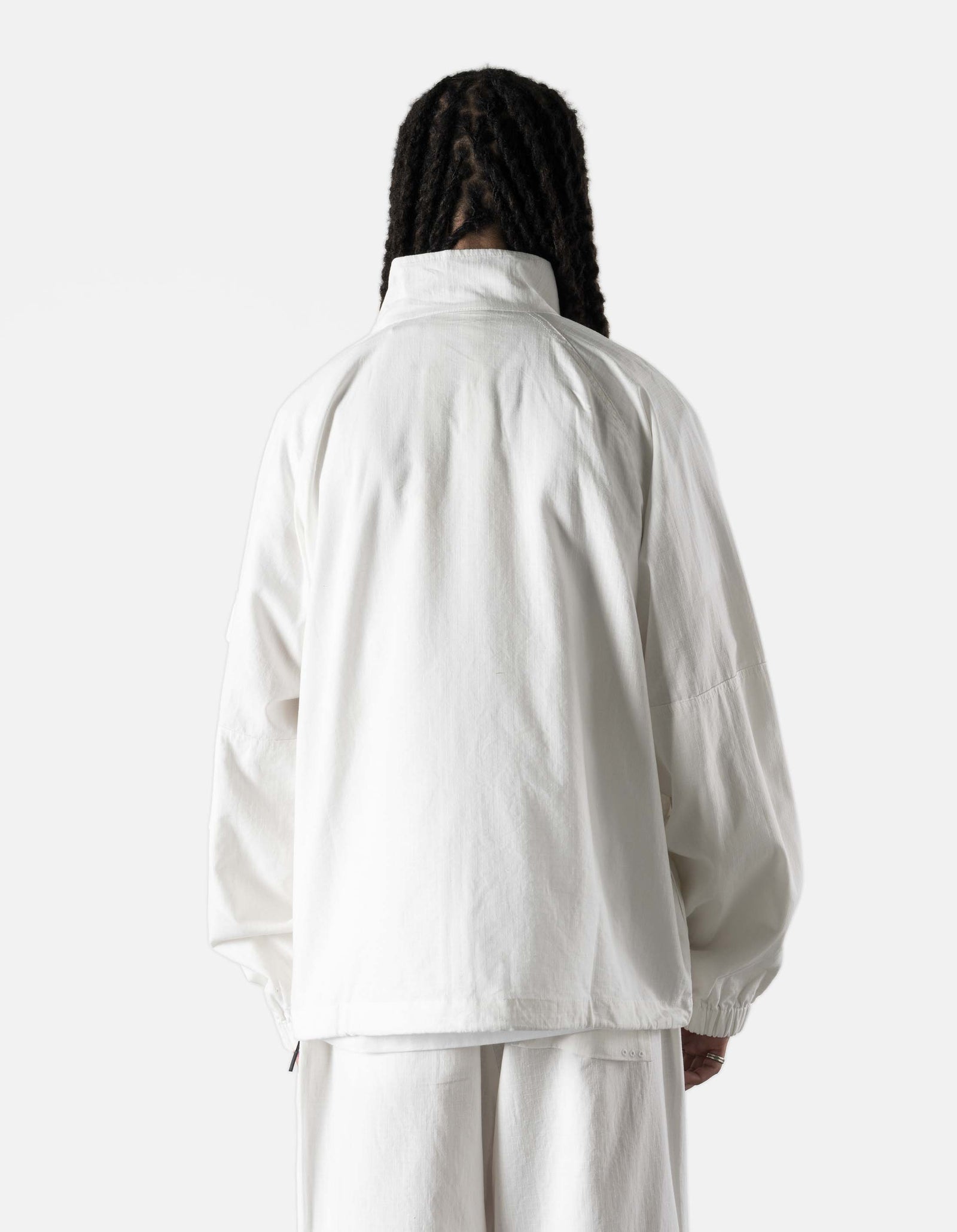 7566 Hemp Ripstop Track Jacket White
