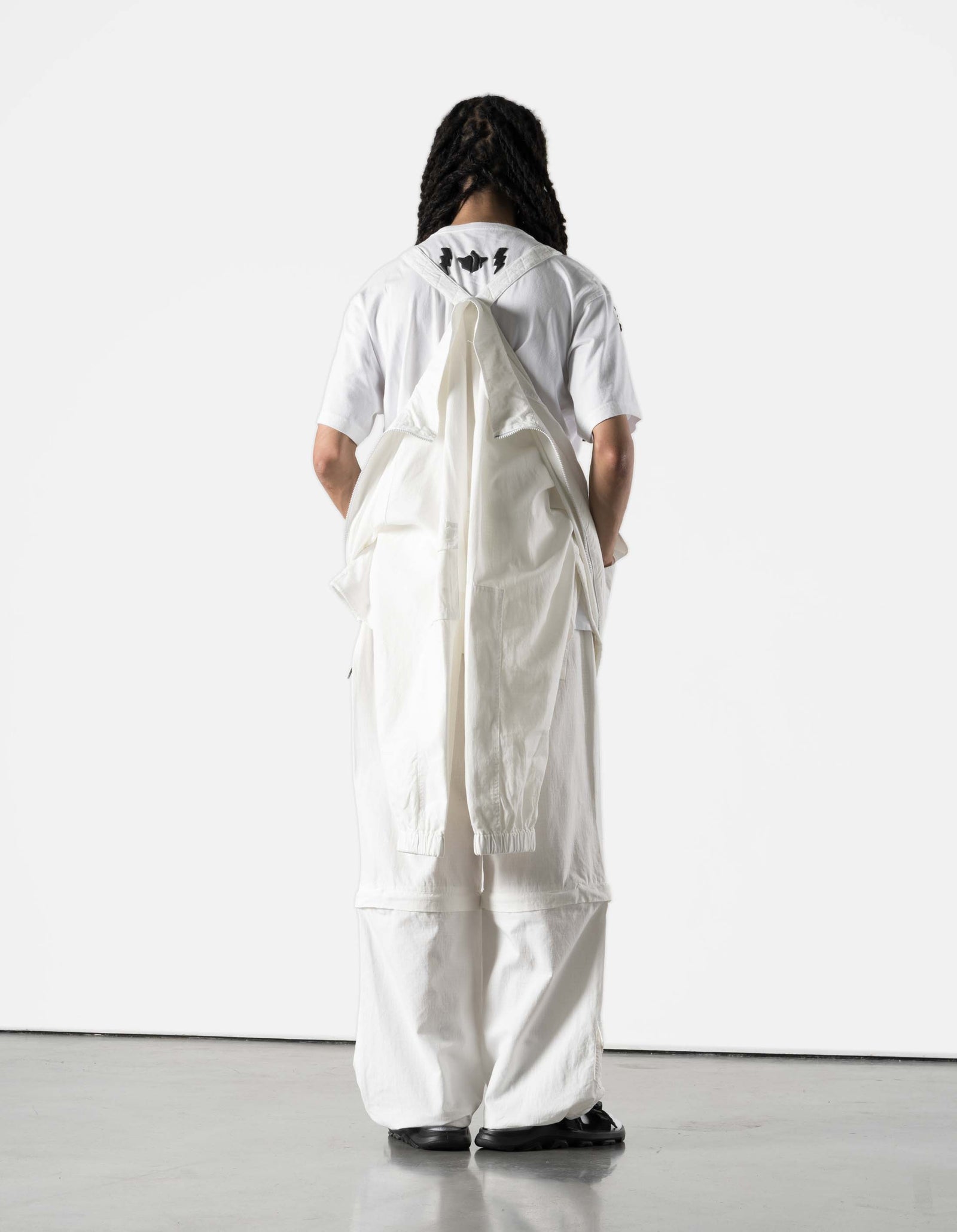 7566 Hemp Ripstop Track Jacket White