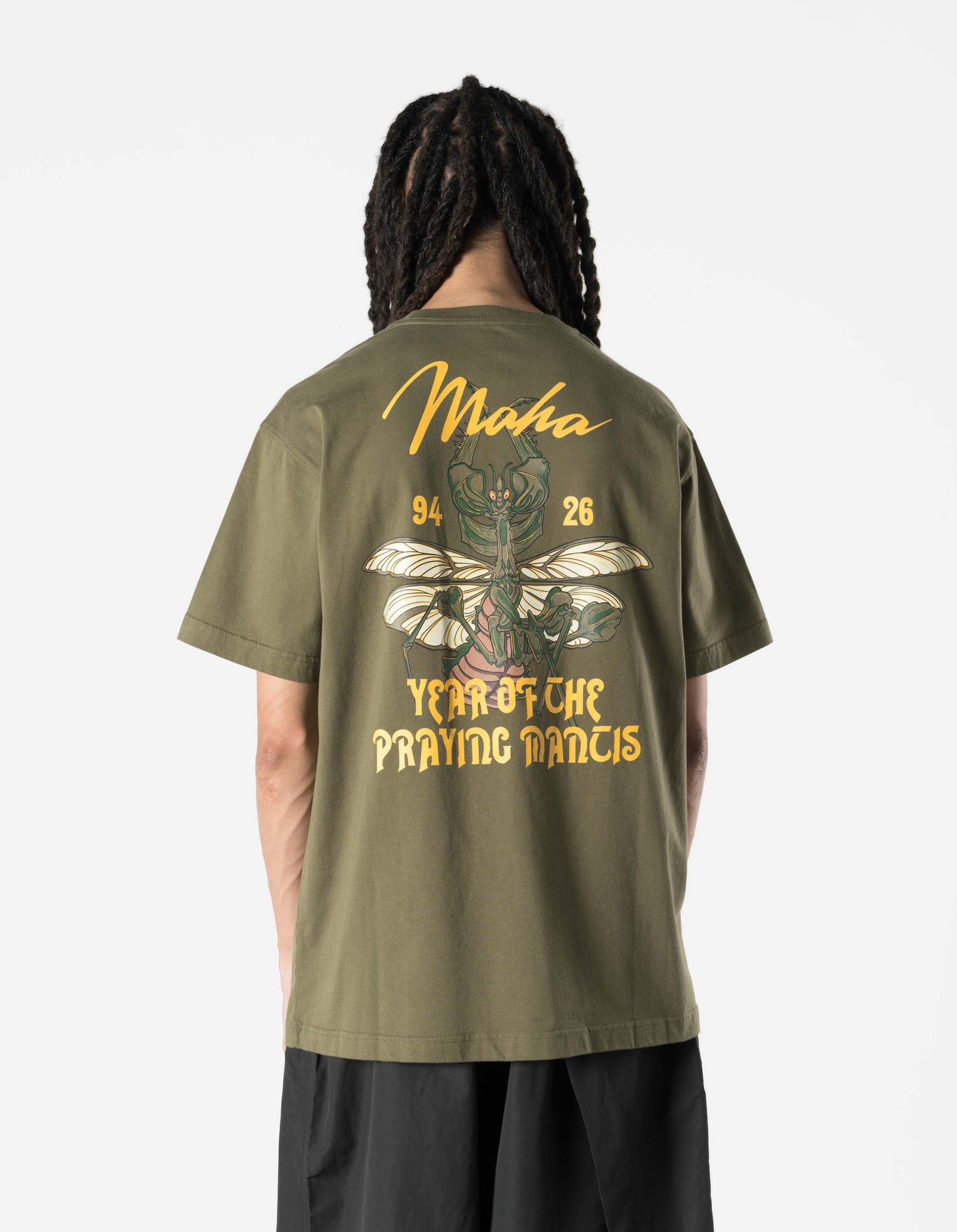 7600 Year of The Mantis S/S T-Shirt Olive OG-107F