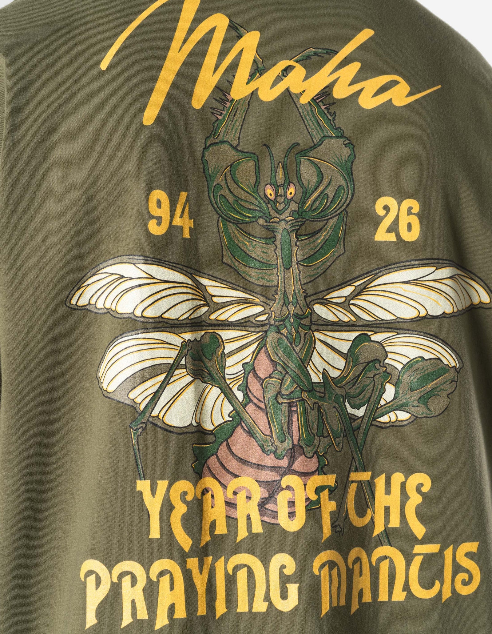 7600 Year of The Mantis S/S T-Shirt Olive OG-107F