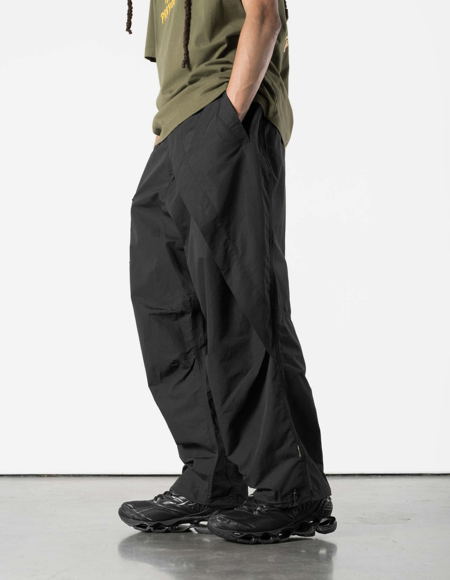 7579 DWR Hemp Asym Hakama Pants Black