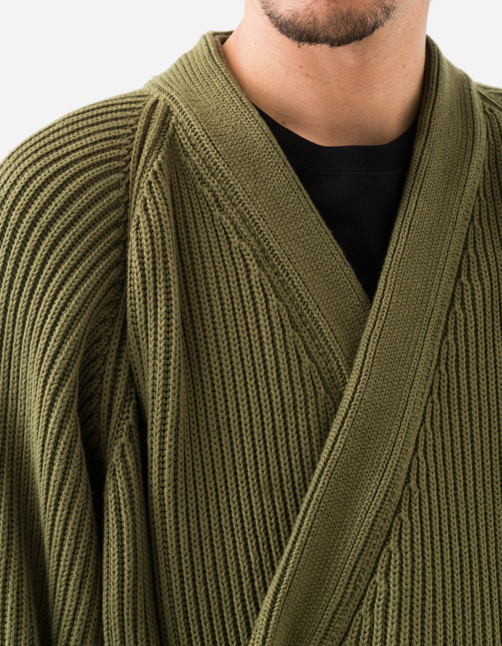 1461 Maharishi Knitted Kimono Olive