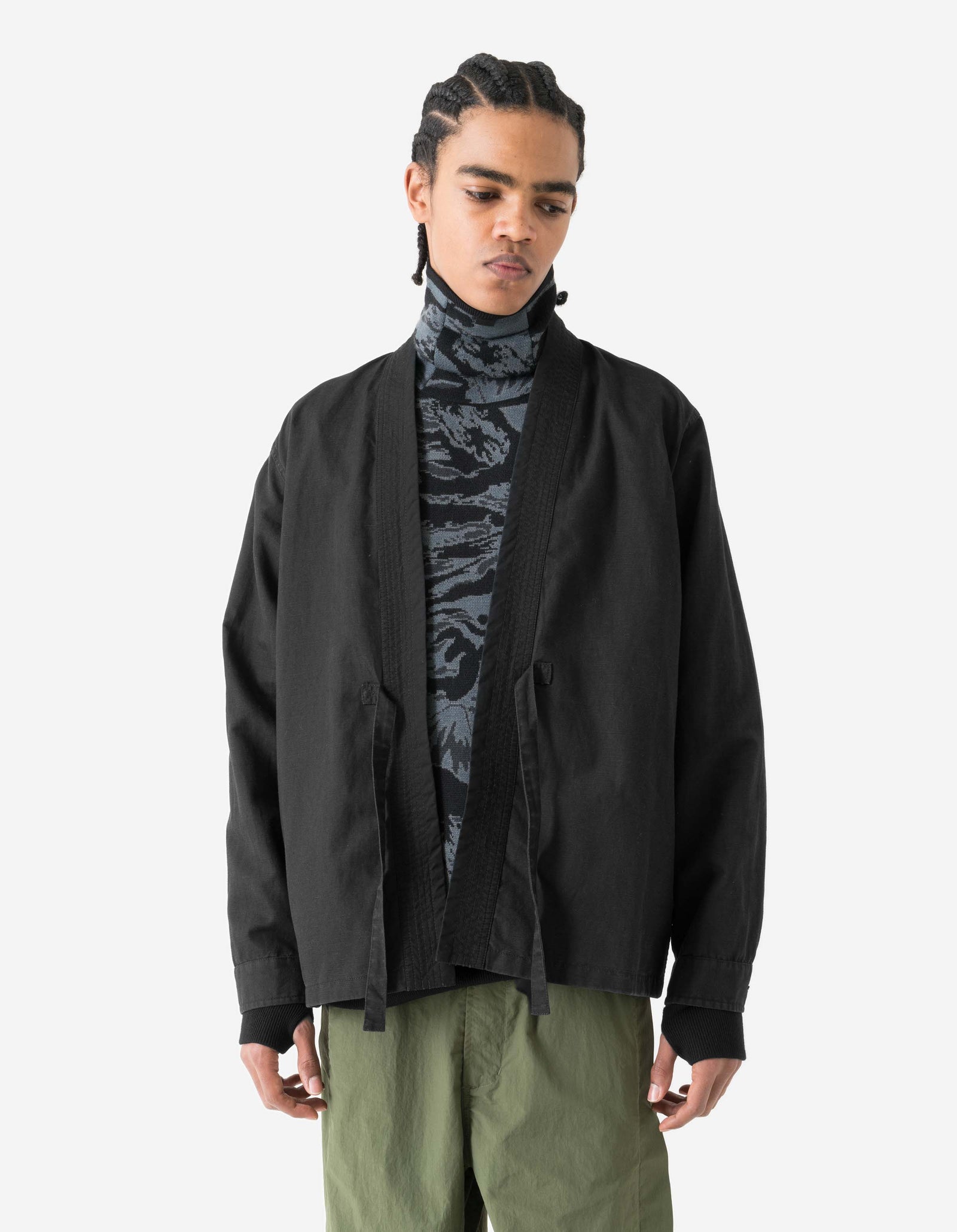 7399 WR Hemp Hanten Shirt Black