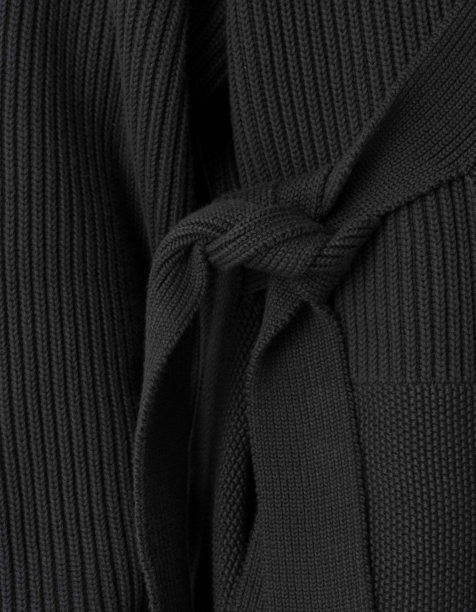 7272 Maharishi Knitted Kimono Black