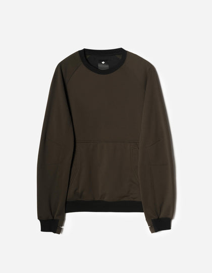 7202 Cordura Fleece Crew Sweat Brown