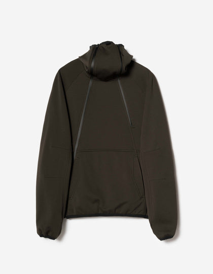 7228 Cordura Fleece Tech Hoody Brown