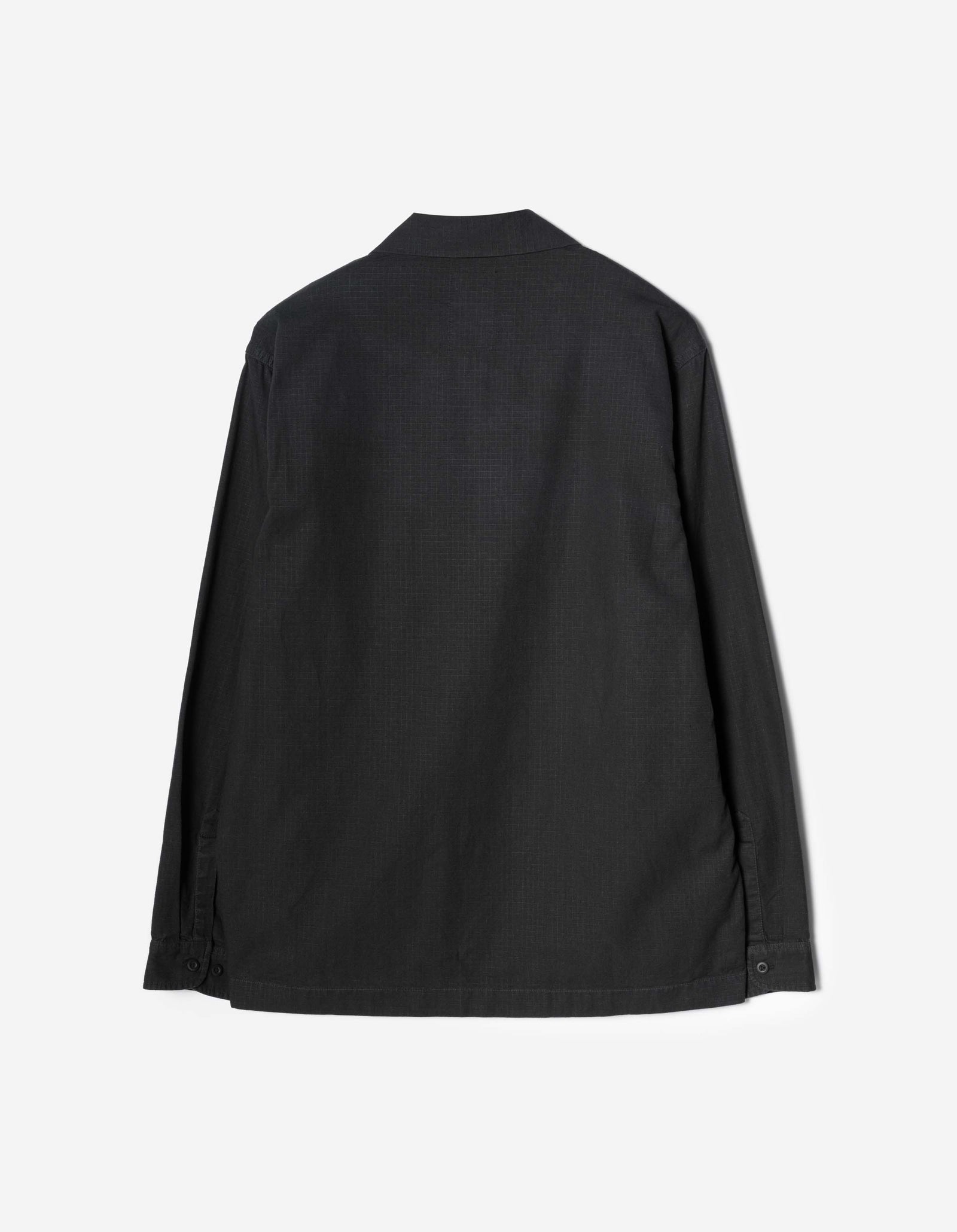 7236 Papel Picado Camp Collar Shirt Black