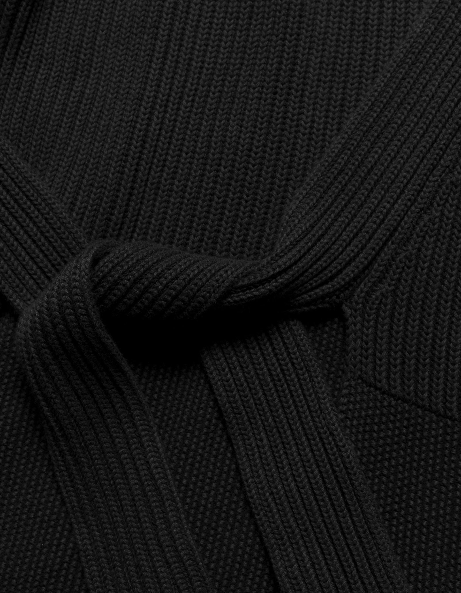 1461 Maharishi Knitted Kimono Black