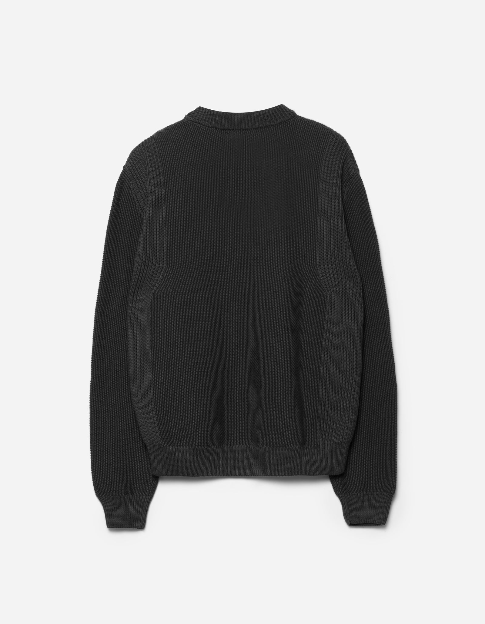 7273 Maharishi Knitted Crew Black
