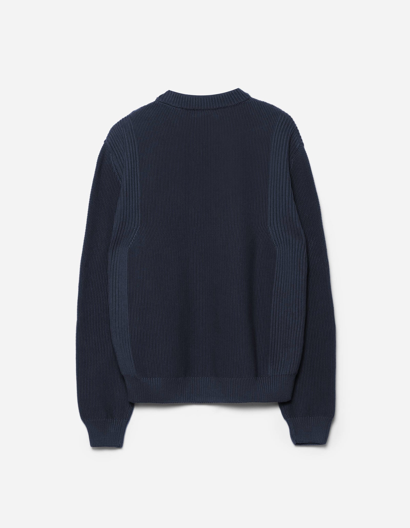 7273 Maharishi Knitted Crew Navy