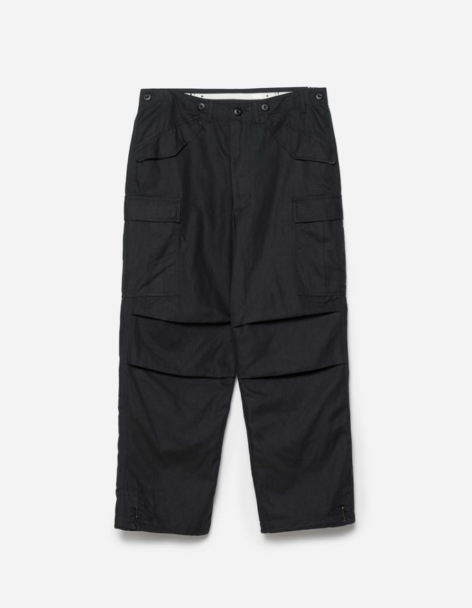 7400 Hemp M65 Cargo Pants Black