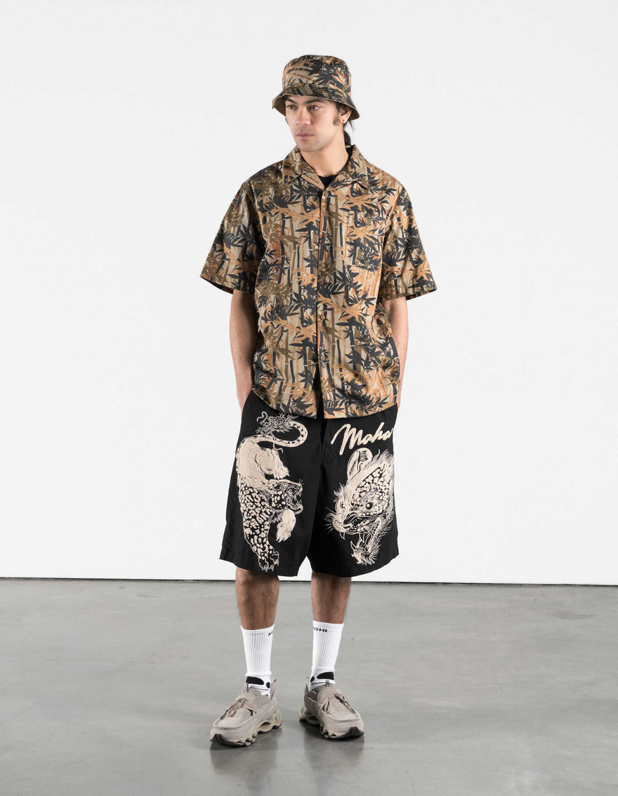 7349 DPM: Bamboo Camp Collar Shirt Woodland