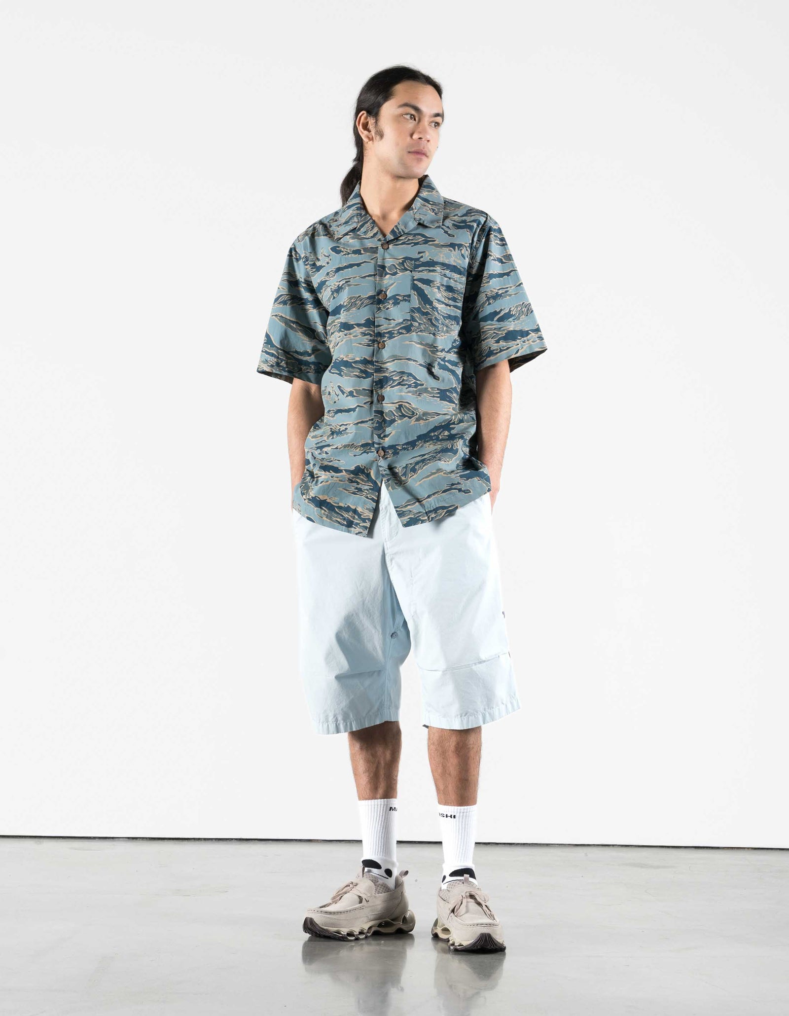 7375 Tigerstripe Camp Collar Shirt Urban