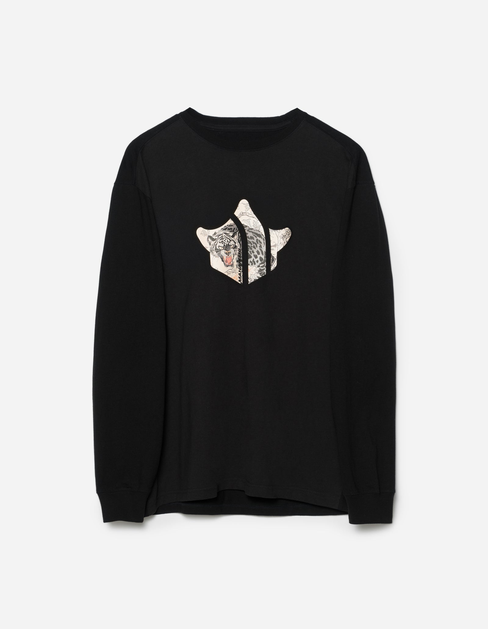 7358 Panther Temple L/S T-Shirt Black