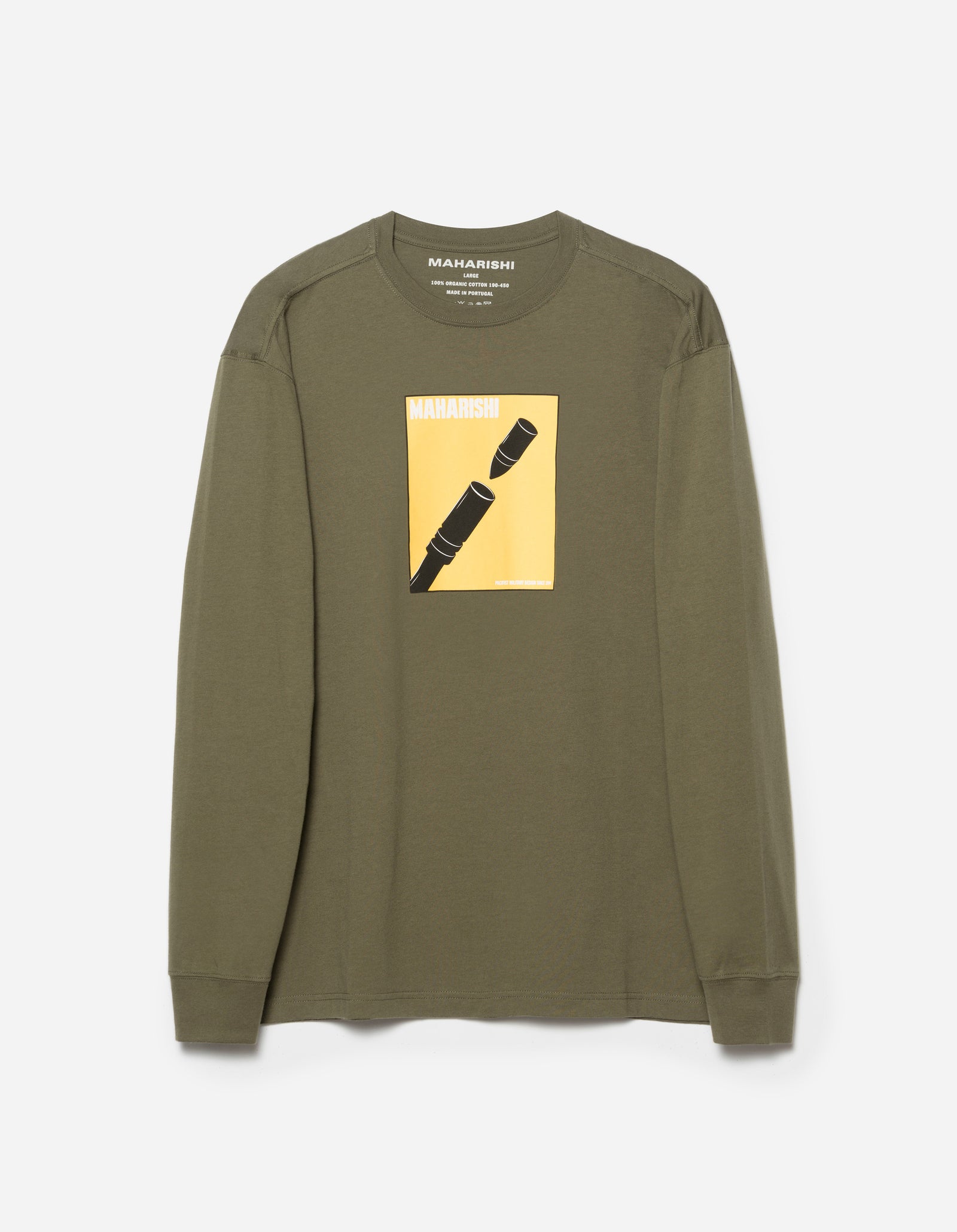 7371 Pacifist L/S T-Shirt Olive OG-107F