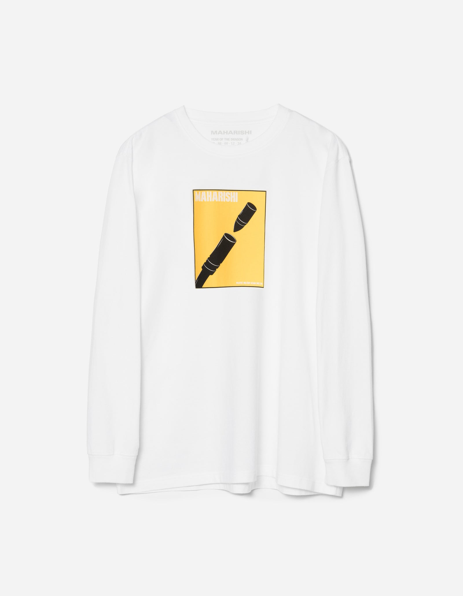 7371 Pacifist L/S T-Shirt White