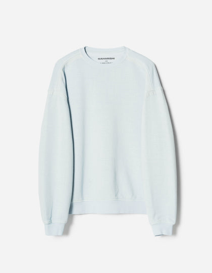 7207 Fabric Mix Cotton Crew Sweat Light Blue