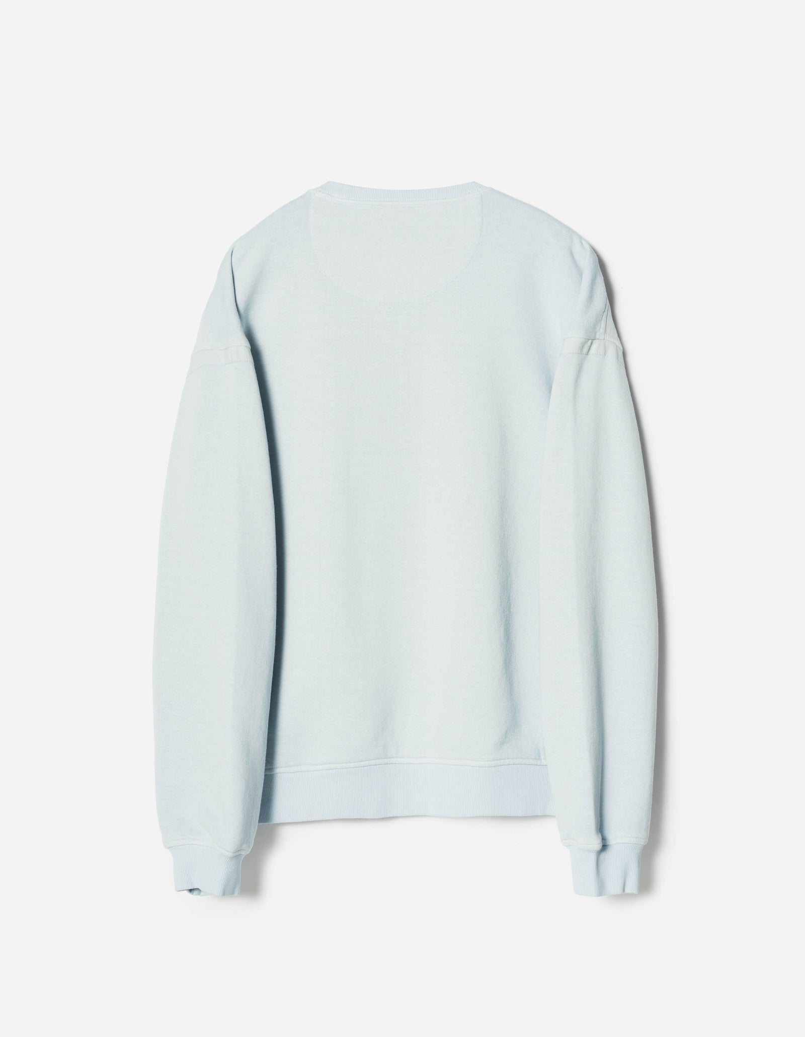 7207 Fabric Mix Cotton Crew Sweat Light Blue