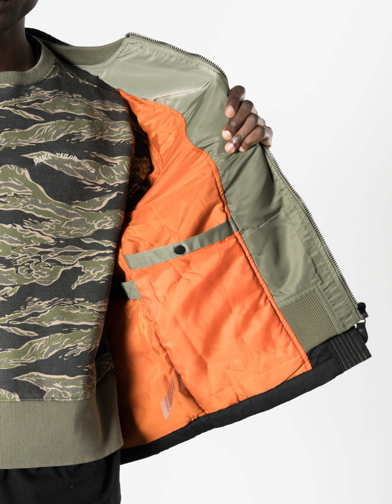 7405 Duality L2-B Flight Kimono Navy/Olive