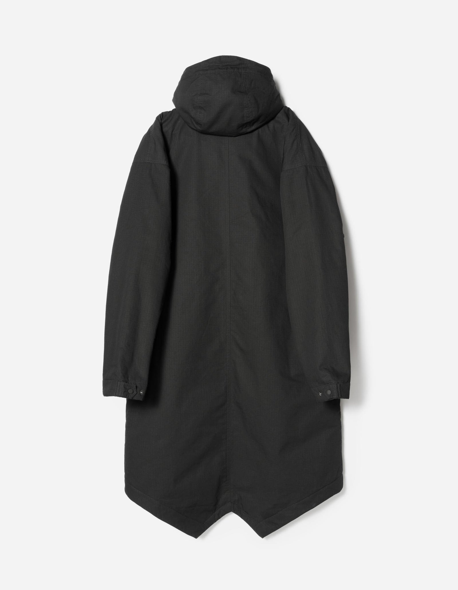 7214 Beach Fishtail Parka Black
