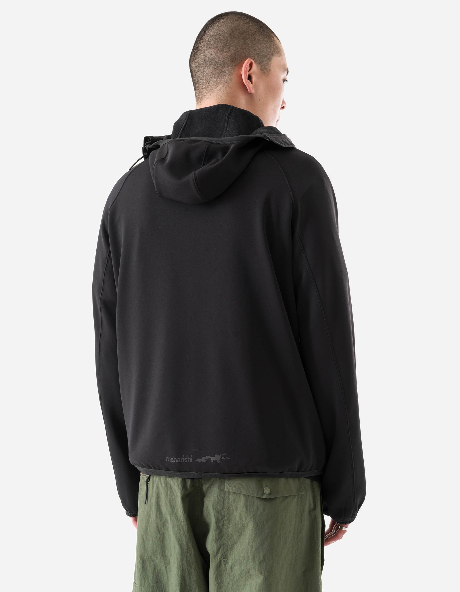 7228 Cordura Fleece Tech Hoody Black