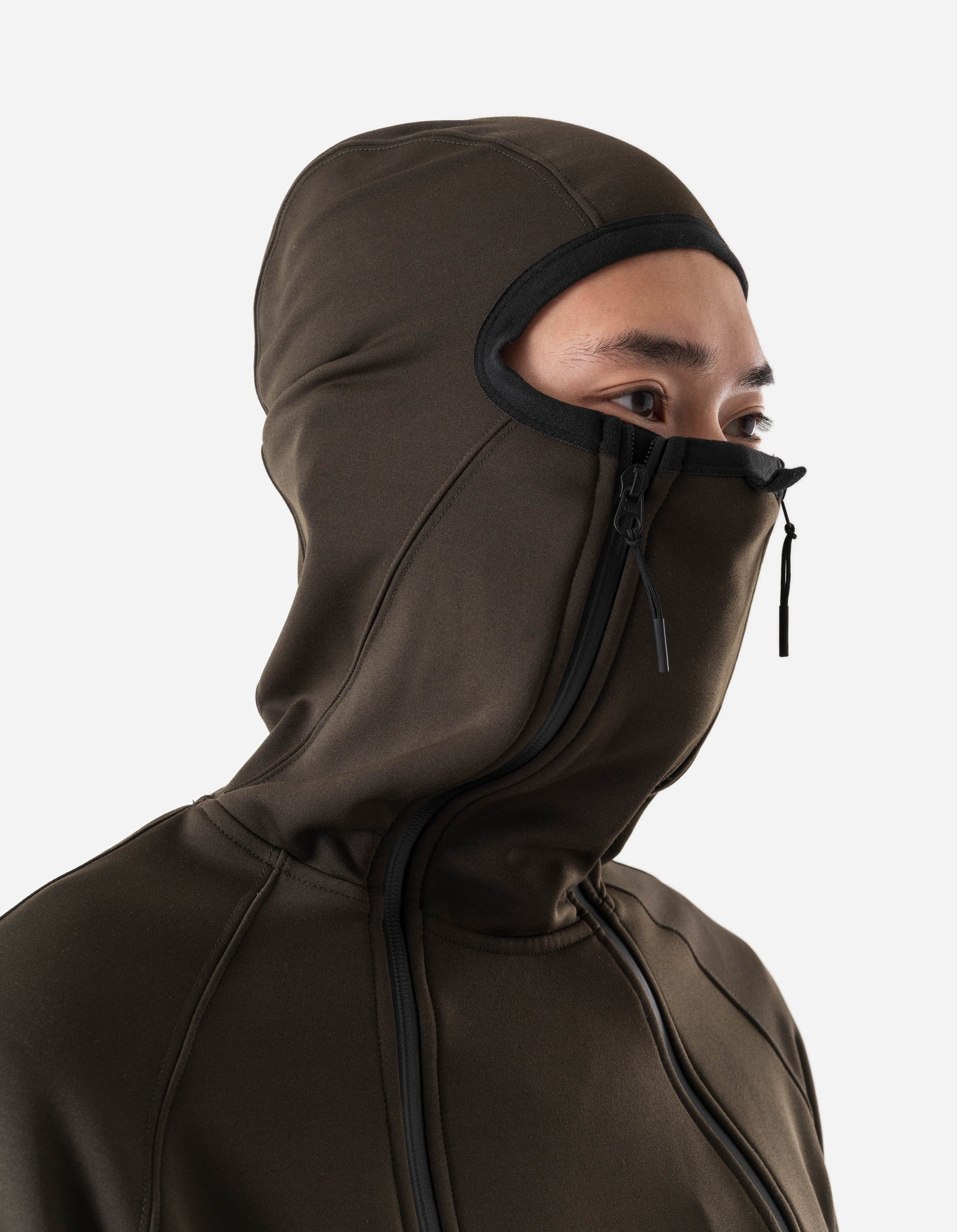 7228 Cordura Fleece Tech Hoody Brown