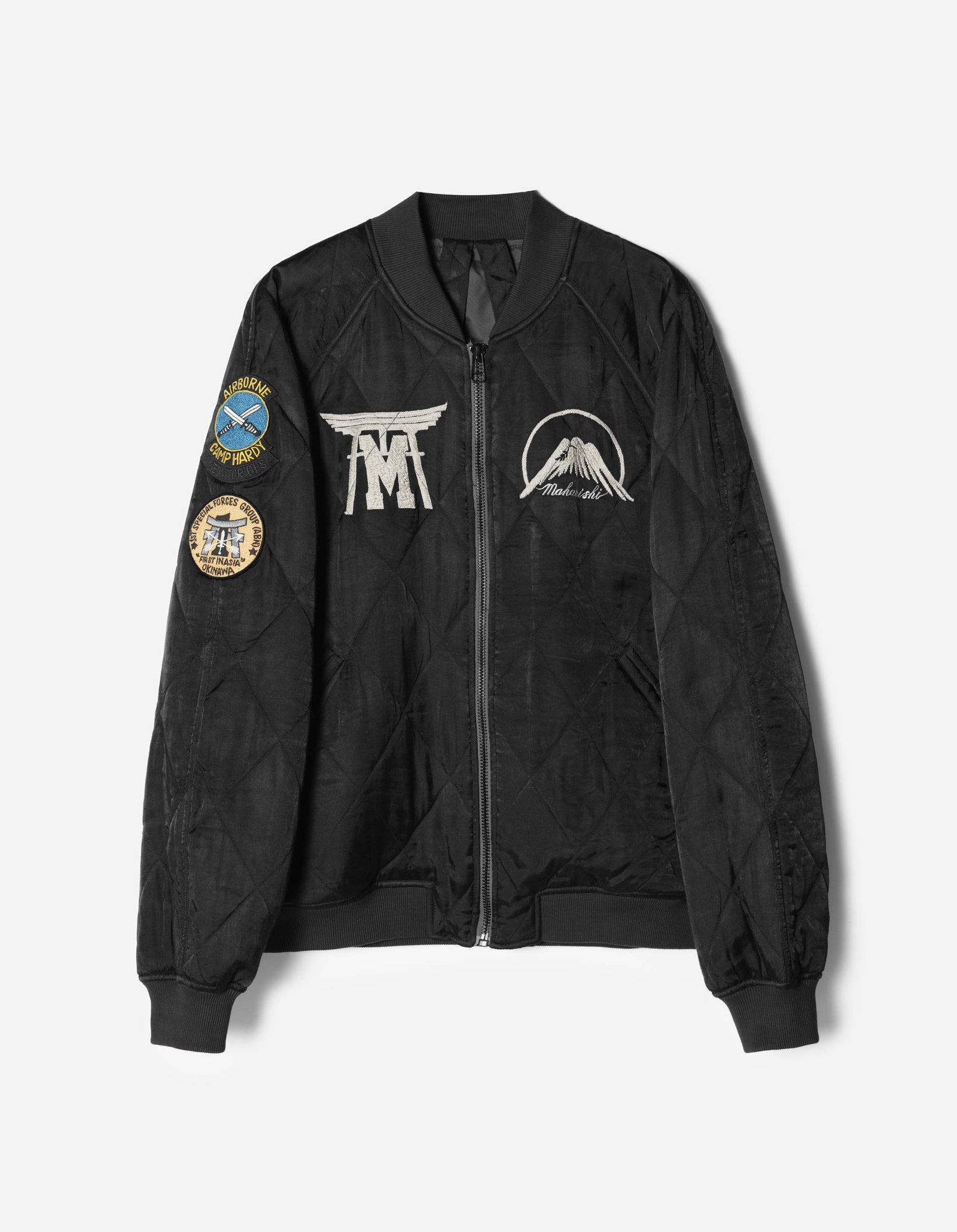 7243 Camp Hardy Tour Sukajan Jacket Black