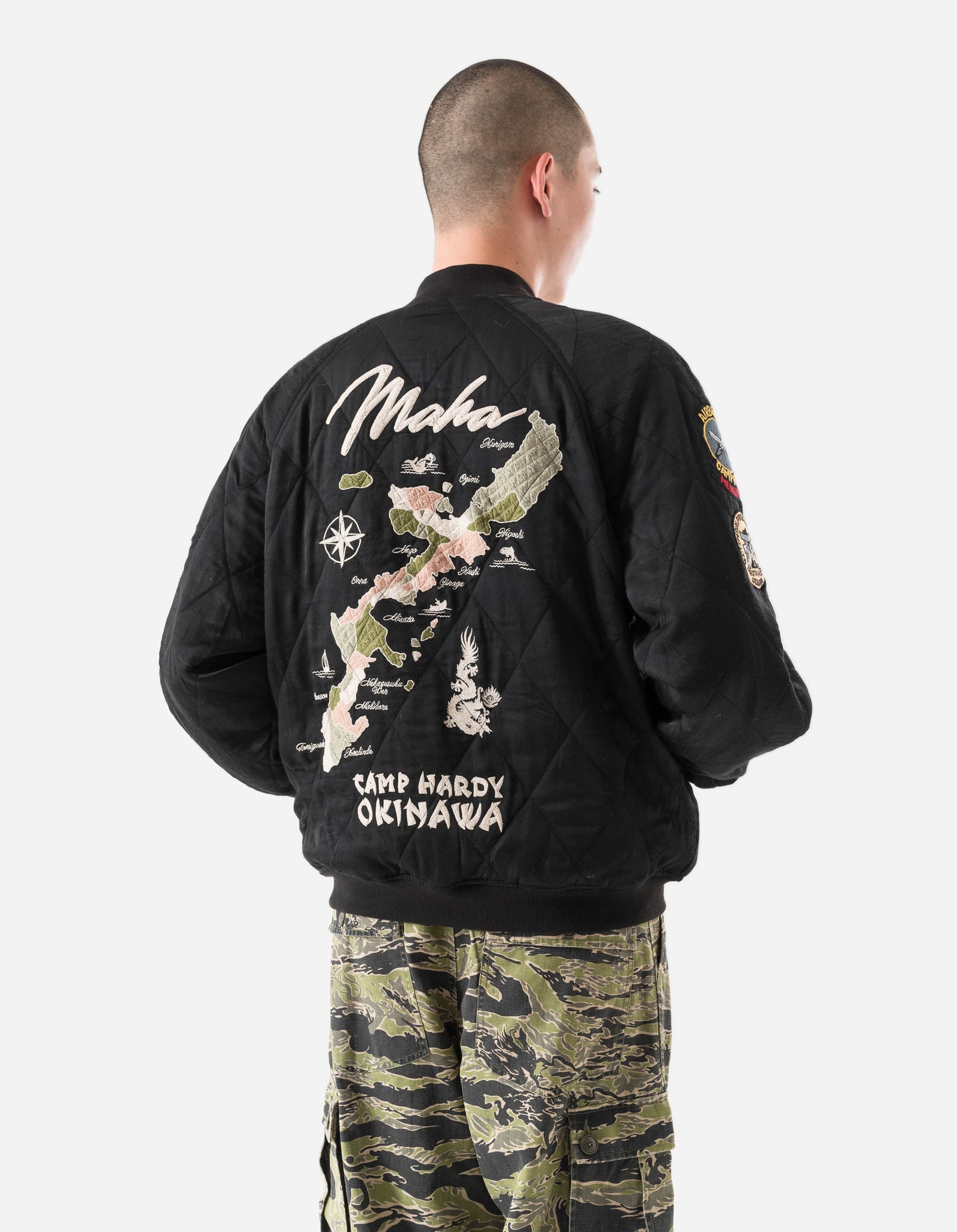 7243 Camp Hardy Tour Sukajan Jacket Black