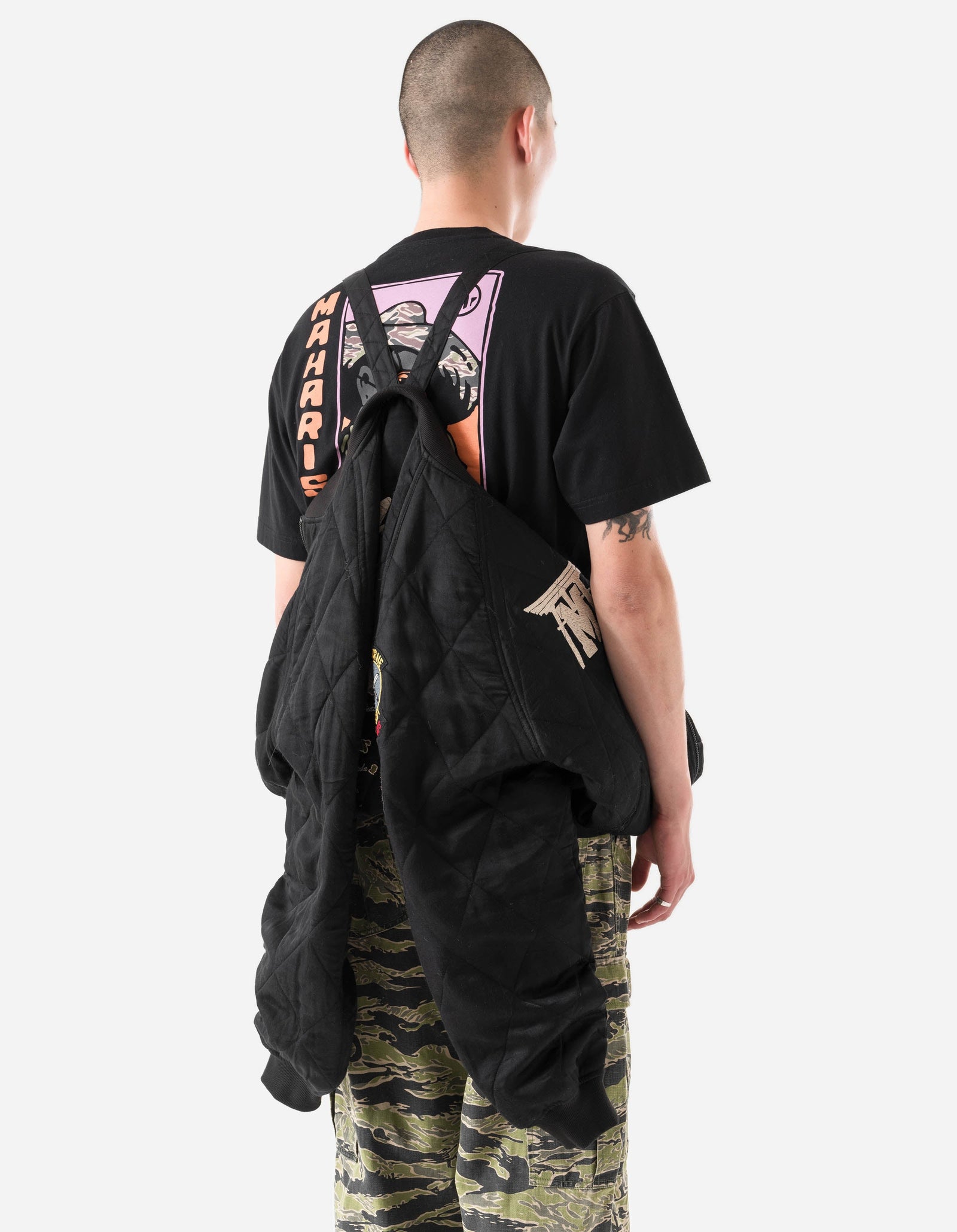 7243 Camp Hardy Tour Sukajan Jacket Black
