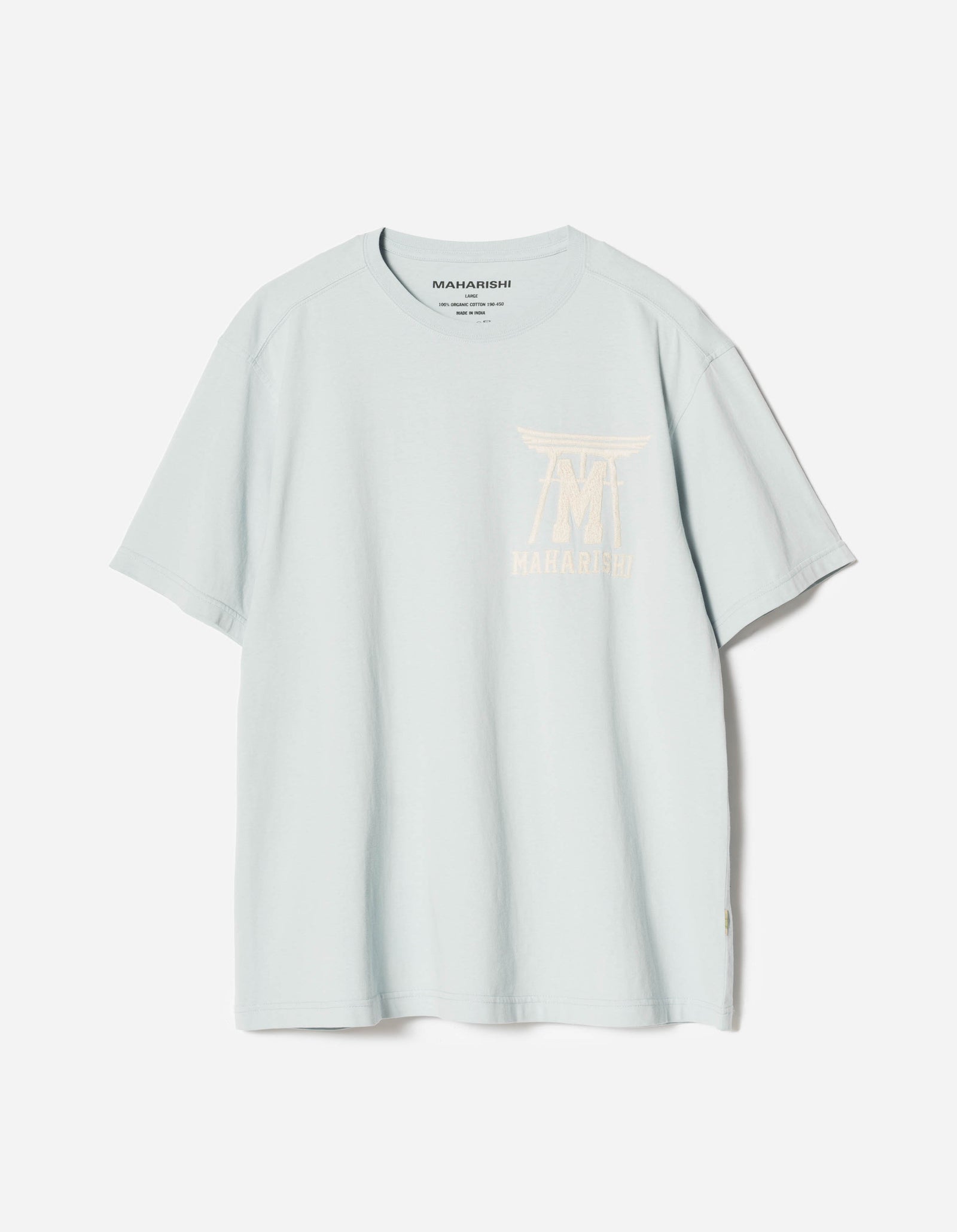 7260 Temple M Vintage S/S T-Shirt Light Blue