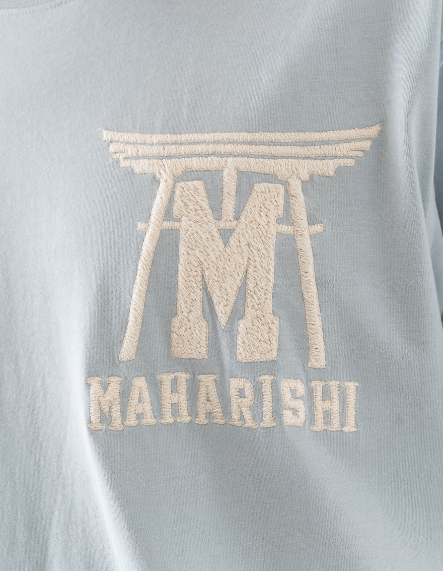 7260 Temple M Vintage S/S T-Shirt Light Blue