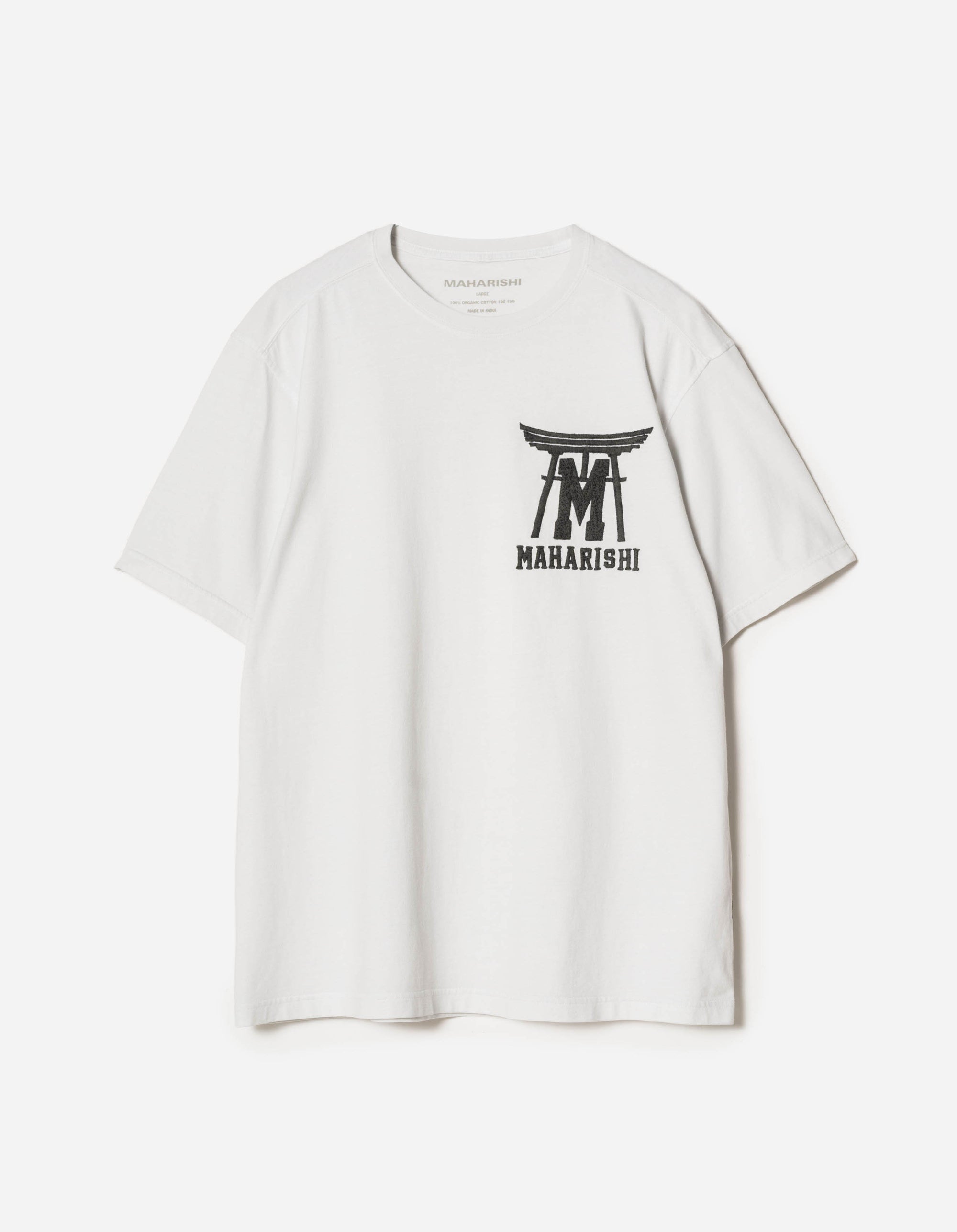 7260 Temple M Vintage S/S T-Shirt White