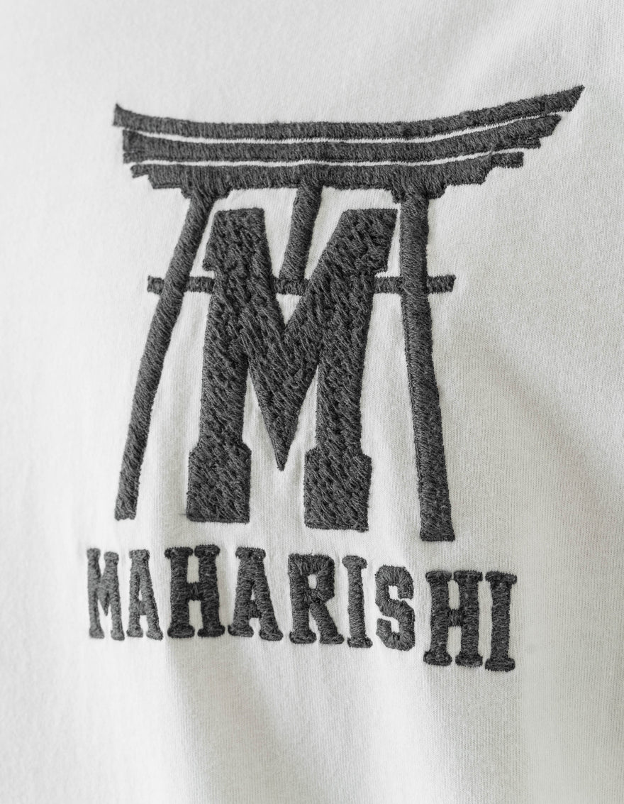 7260 Temple M Vintage S/S T-Shirt White