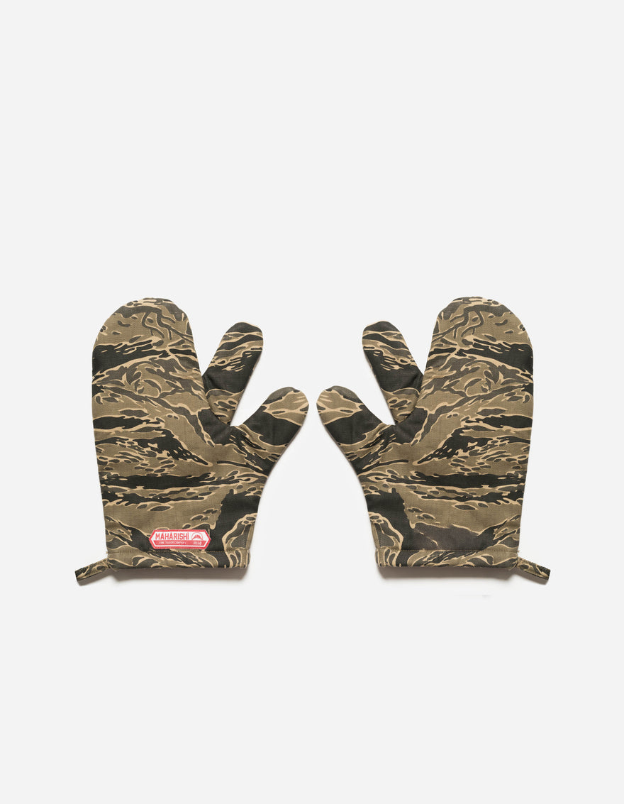 7268 MAHA BBQ Cook Out Gloves Mint Gold