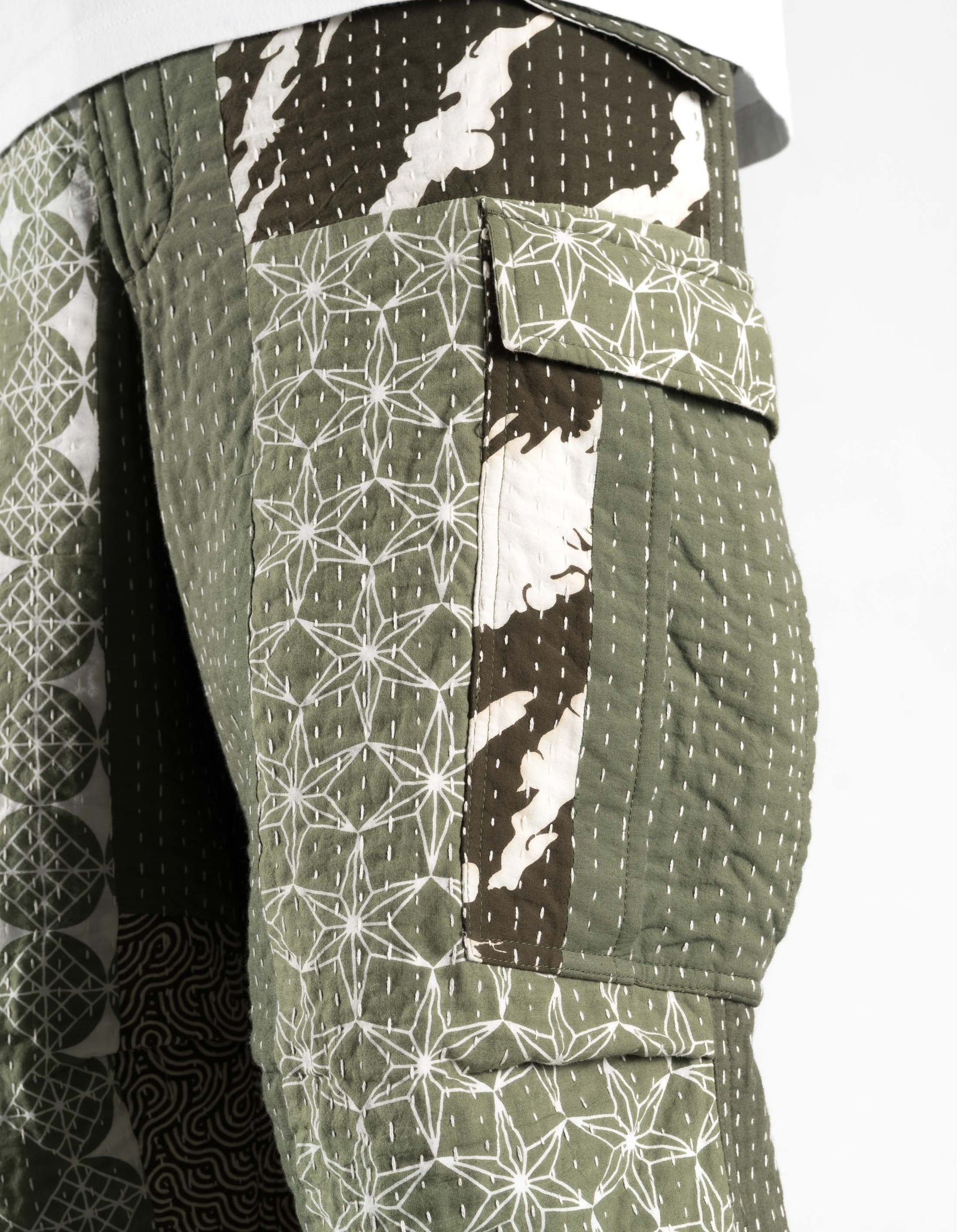 7280 Maha Rice Stitch M65 Cargo Ecru/Olive
