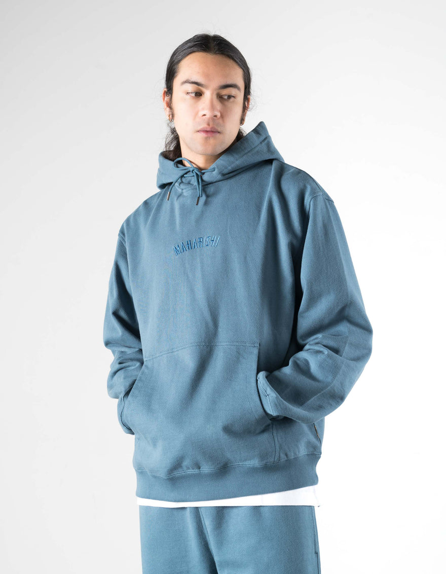 7287 Maharishi Organic Hooded Sweat Airforce Blue