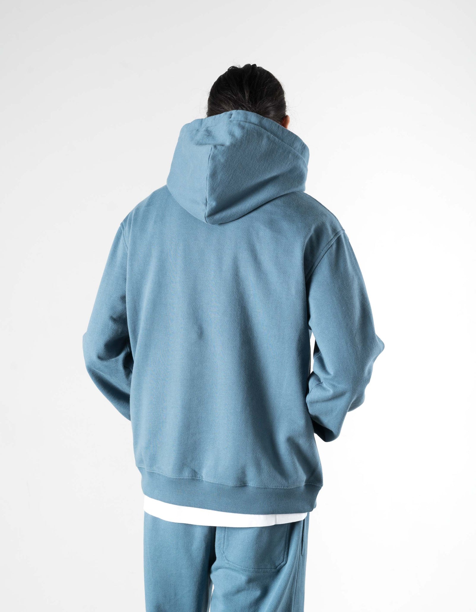 7287 Maharishi Organic Hooded Sweat Airforce Blue