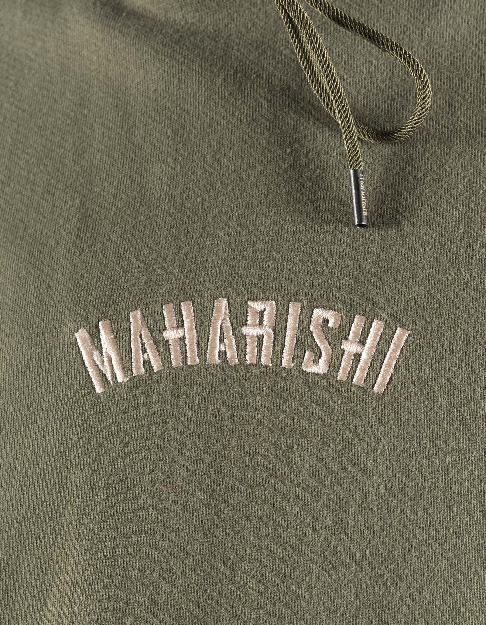 7287 Maharishi Organic Hooded Sweat Olive OG-107F